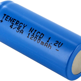 Tenergy 20203 4/5 A 1200mAh 1.2V Nickel Cadmium (NiCd) Flat Top Battery - Bulk
