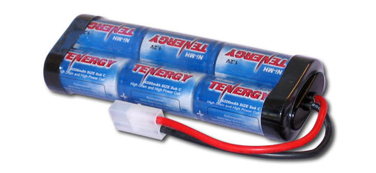 Tenergy 4200mAh 7.2V Flat Nickel Metal Hydride (NiMH) Battery Pack for RC Cars - Tamiya Connector