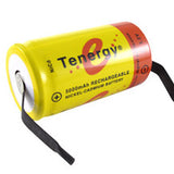 Tenergy 20501-1 D-cell 5000mAh 1.2V Nickel Cadmium (NiCd) Battery with or without Tabs - Bulk