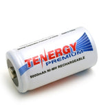 Tenergy Premium 10208 C-cell 5000mAh 1.2V Nickel Metal Hydride (NiMH) Button Top Battery - Bulk