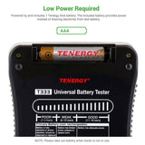 Tenergy T-333 Universal Battery Tester Checker for more than 12 Types of Batteries (01117)