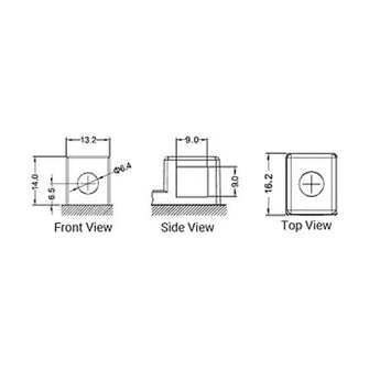 Power-Sonic PTX14BS-FS 12Ah 12V Ultra Sport Series Sealed Lead Acid (SLA) Battery - 200CCA