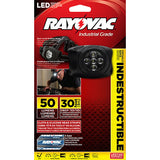 Rayovac Industrial DIYHL3AAA-BXTB Virtually Indestructible LED Headlight - 100 Lumens - Includes 3 x AAAs