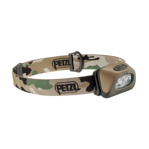 Petzl Tactikka +RGB LED Headlamp 140 Lumens - Uses 3 x AAA Batteries - Available in Multiple Colors