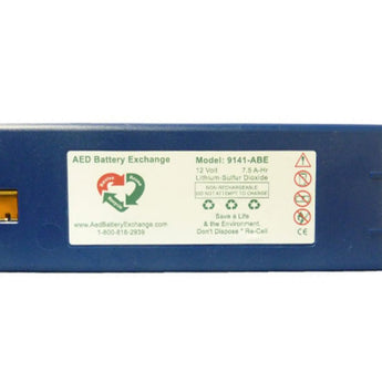 AED Replacement 9141 7500mAh 12V Lithium Sulfur Dioxide (LiSO2) Battery Pack for Cardiac Science Powerheart 9200RD, 9210RD Defibrillators