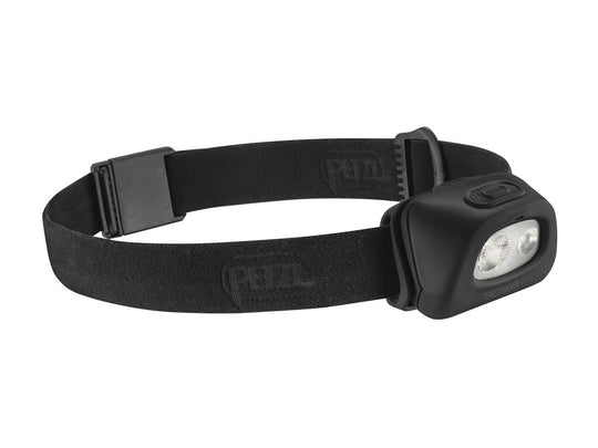 Petzl TACTIKKA + RGB LED Headlamp - Red, Green, Blue and White LEDs - 250 Lumens - Includes 3 x AAA - (E89AB-A) - Black