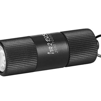 Olight I1R II EOS Keychain Twist Flashlight - Chip Scale LED - 150 Lumens - Uses Built-In Battery Pack - Black or Desert Tan
