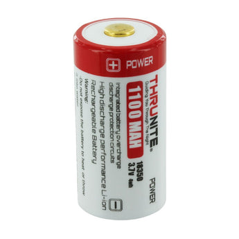 ThruNite 18350 1100mAh 3.7V Protected Lithium Ion (Li-ion) Button Top Battery