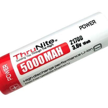 ThruNite 21700 5000mAh 3.7V Protected Lithium Ion (Li-ion) Button Top Battery