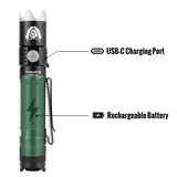 ThruNite BSS V6 USB-C Rechargeable LED Flashlight - 2000 Lumens - Includes 1 x 18650