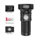 ThruNite Catapult Mini USB-C Rechargeable Flashlight - 680 Lumens - OSRAM KW.CSLNM1.TG - Includes 1 x 18350 - Black or Space Grey