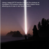 ThruNite Catapult Pro USB-C Rechargeable LED Flashlight - Luminus SFT70 - 2713 Lumens - Includes 1 x 26650