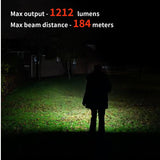 ThruNite T1S V2 USB-C Rechargeable LED Flashlight - 1080 Lumens - Luminus SST40 - Includes 1 x 18350