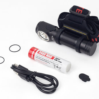 ThruNite Thrower USB-C Rechargeable LED Headlamp - Luminus SFT40 - 1755 Lumens - Includes 1 x 18650