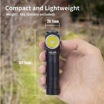 ThruNite Thrower USB-C Rechargeable LED Headlamp - Luminus SFT40 - 1755 Lumens - Includes 1 x 18650
