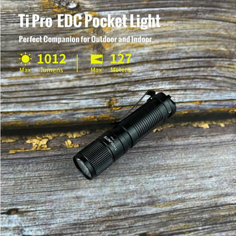 ThruNite Ti Pro LED Flashlight - 1012 Lumens - Includes 1 x 14500 with USB-C Charging Port