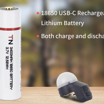 ThruNite TS1 LED Rescue Light - 100 Lumens - Includes 1 x USB-C Rechargeable 18650