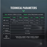 ThruNite Lynx LED Flashlight - 3100 Lumens - Includes 1 x 21700 with Built-in USB-C Charging Port