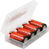 Titanium Innovations Battery Case - Holds 2 x 18650 or 4 x CR123A