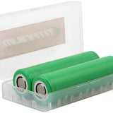 Titanium Innovations Battery Case - Holds 2 x 18650 or 4 x CR123A