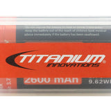 Titanium Innovations Battery Case - Holds 2 x 18650 or 4 x CR123A