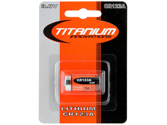 Titanium Innovations CR123A 1 Pack - Blister Pack