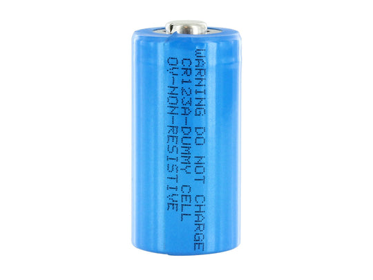 CR123A Size Dummy Cell Vertical Front View