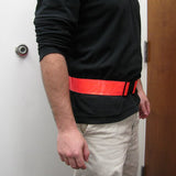 Safety Belt Shown in Use