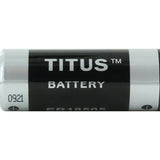 Titus ER18505 A 4000mAh 3.6V Lithium Thionyl Chloride (LiSOCI2) Button Top Battery - Bulk