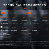 Fenix TK11R Rechargeable LED Flashlight - 1600 Lumens - Uses 1 x 18650 (Included) or 2 x CR123A