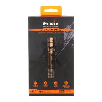 Fenix TK20R-UE USB-C Rechargeable LED Flashlight - 2800 Lumens - Luminus SFT70 - Includes 1 x 21700 - Desert Camo, Tan, Tropic, or City Gray
