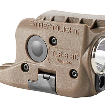 Streamlight TLR-6 HL LED Weapon Light - 300 Lumens - Red Laser - Choice of Mount - Includes 3 x SL-B2 Batteries - Black or Flat Dark Earth