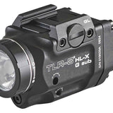 Streamlight TLR-8 HL-X Sub USB LED Weapon Light  - 1000 Lumens  -  Includes 1 x SL-B9 Battery Pack and USB-C Charging Cable - Choice of Laser Color and Weapon Mount