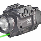Streamlight TLR-8 HL-X Sub USB LED Weapon Light  - 1000 Lumens  -  Includes 1 x SL-B9 Battery Pack and USB-C Charging Cable - Choice of Laser Color and Weapon Mount