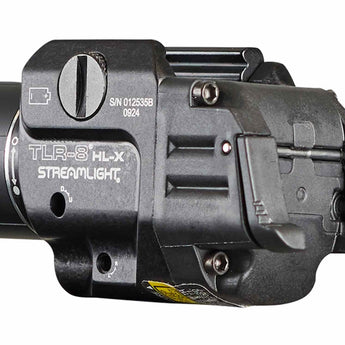Streamlight TLR-8 HL-X USB LED Weapon Light - 1000 Lumens - Includes 1 x SL-B9 Battery Pack and USB-C Charging Cable - Red or Green Laser
