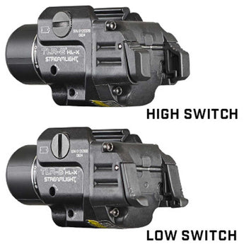 Streamlight TLR-8 HL-X USB LED Weapon Light - 1000 Lumens - Includes 1 x SL-B9 Battery Pack and USB-C Charging Cable - Red or Green Laser