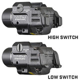 Streamlight TLR-8 HL-X USB LED Weapon Light - 1000 Lumens - Includes 1 x SL-B9 Battery Pack and USB-C Charging Cable - Red or Green Laser