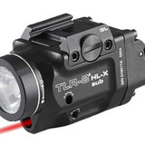 Streamlight TLR-8 HL-X Sub USB LED Weapon Light  - 1000 Lumens  -  Includes 1 x SL-B9 Battery Pack and USB-C Charging Cable - Choice of Laser Color and Weapon Mount