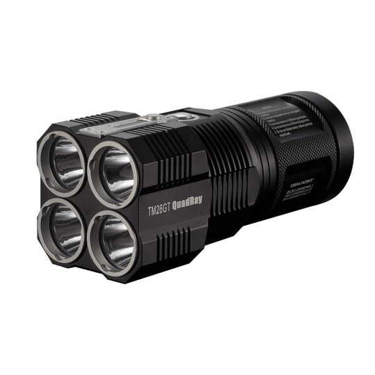 Nitecore Tiny Monster TM26GT Flashlight - 4 x CREE XP-L HI V3 LEDs - 3500 Lumens - Uses 4 x 18650s (Included) or 8 x CR123As
