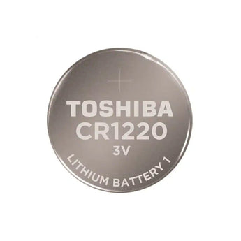 Toshiba CR1220 40mAh 3V Lithium (LiMnO2) Coin Cell Battery - 1 Piece Tear Strip, Sold Individually