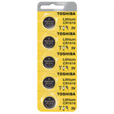 Toshiba CR1616 50mAh 3V Lithium (LiMnO2) Coin Cell Battery - 1 Piece Tear Strip, Sold Individually