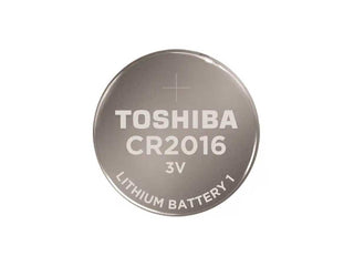 Toshiba CR2016 85mAh 3V Lithium (LiMnO2) Coin Cell Battery - 1 Piece Tear Strip, Sold Individually