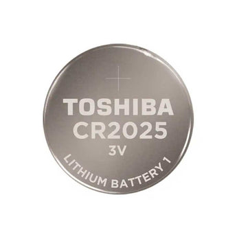 Toshiba CR2025 165mAh 3V Lithium (LiMnO2) Coin Cell Battery - 1 Piece Tear Strip, Sold Individually