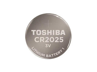 Toshiba CR2025 165mAh 3V Lithium (LiMnO2) Coin Cell Battery - 1 Piece Tear Strip, Sold Individually