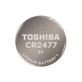 Toshiba CR2477 1000mAh 3V Lithium (LiMnO2) Coin Cell Battery - 1pc Blister Pack