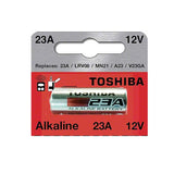 Toshiba A23 12V Alkaline Battery - 1 Piece Tear Strip, Sold Individually
