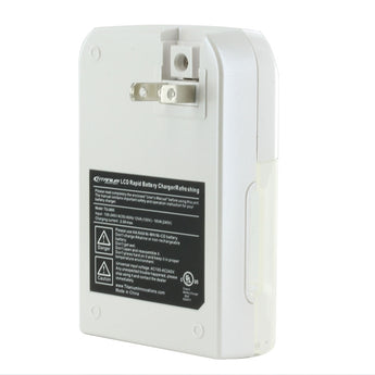 Titanium Innovations CH-TTG2800 4-Bay Battery Charger with LCD Display - NiMH AA and AAAs - AC 100-240V Adapter