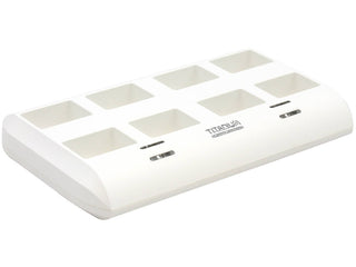 Titanium Innovations TTP9V 8-Bay Smart Battery Charger Angled View