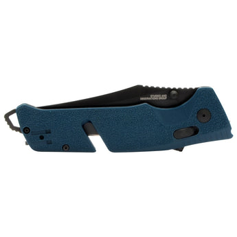 SOG Trident AT Folding Knife - Tanto - Uniform Blue