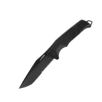 SOG Trident FX Fixed Blade Knife - Straight Edge or Partially Serrated Blade - Blackout or OD Green